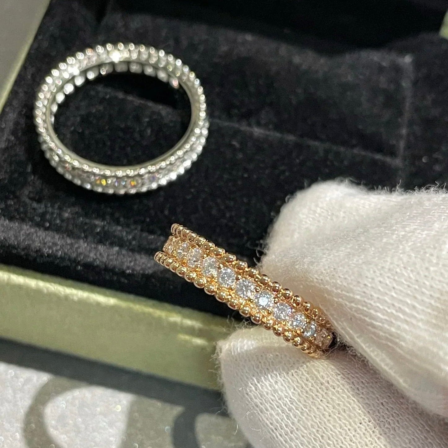 [Kismet Jewels ]PERLEE DIAMOND ROSE GOLD RING