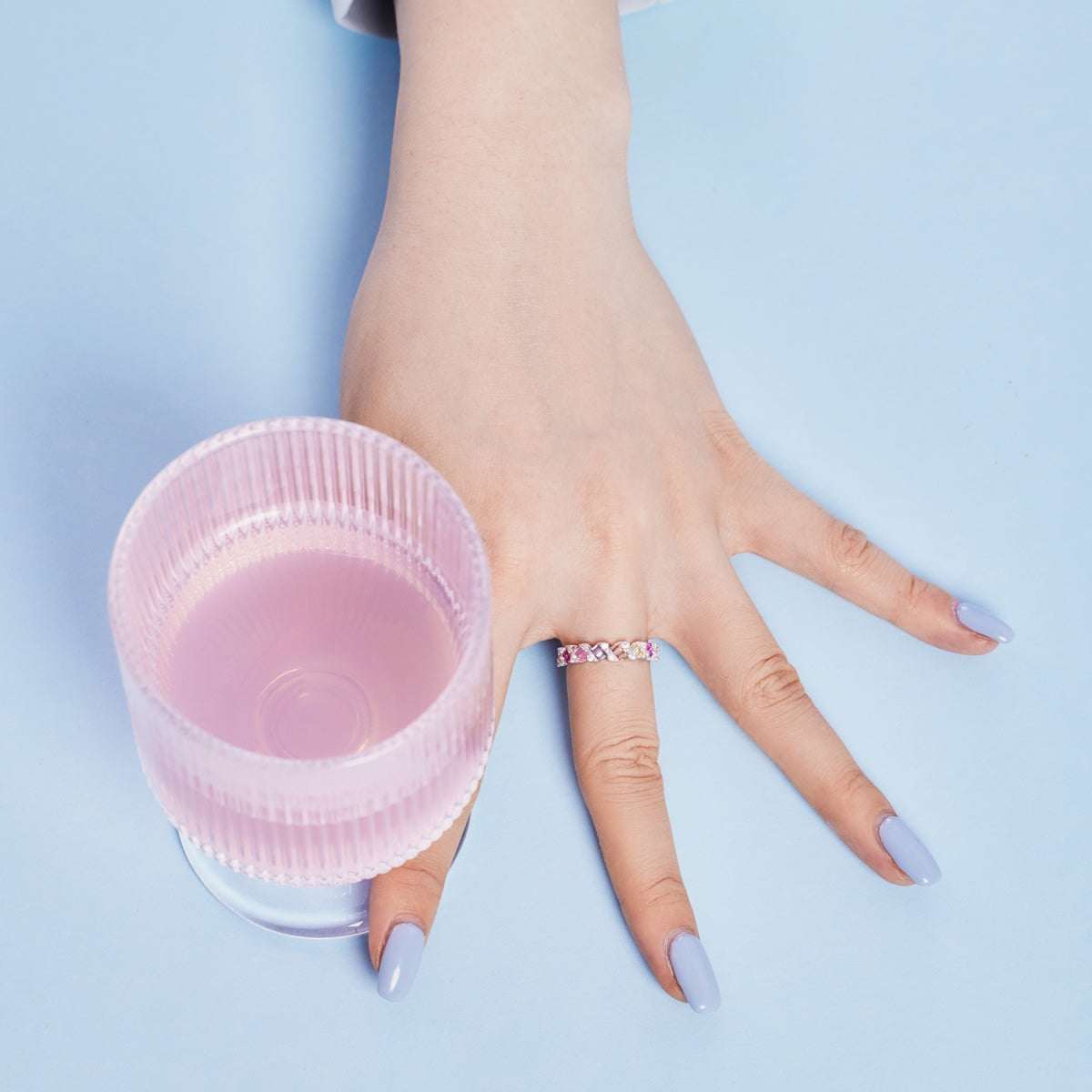 [Kismet Jewels ]Delicate Vibrant Emerald Cut Daily Ring