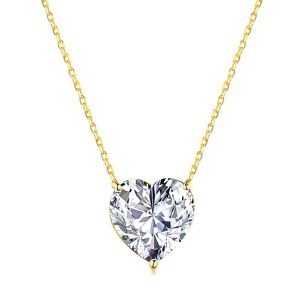 [Kismet Jewels ]6.0 carat Radiant Heart Shape Necklace