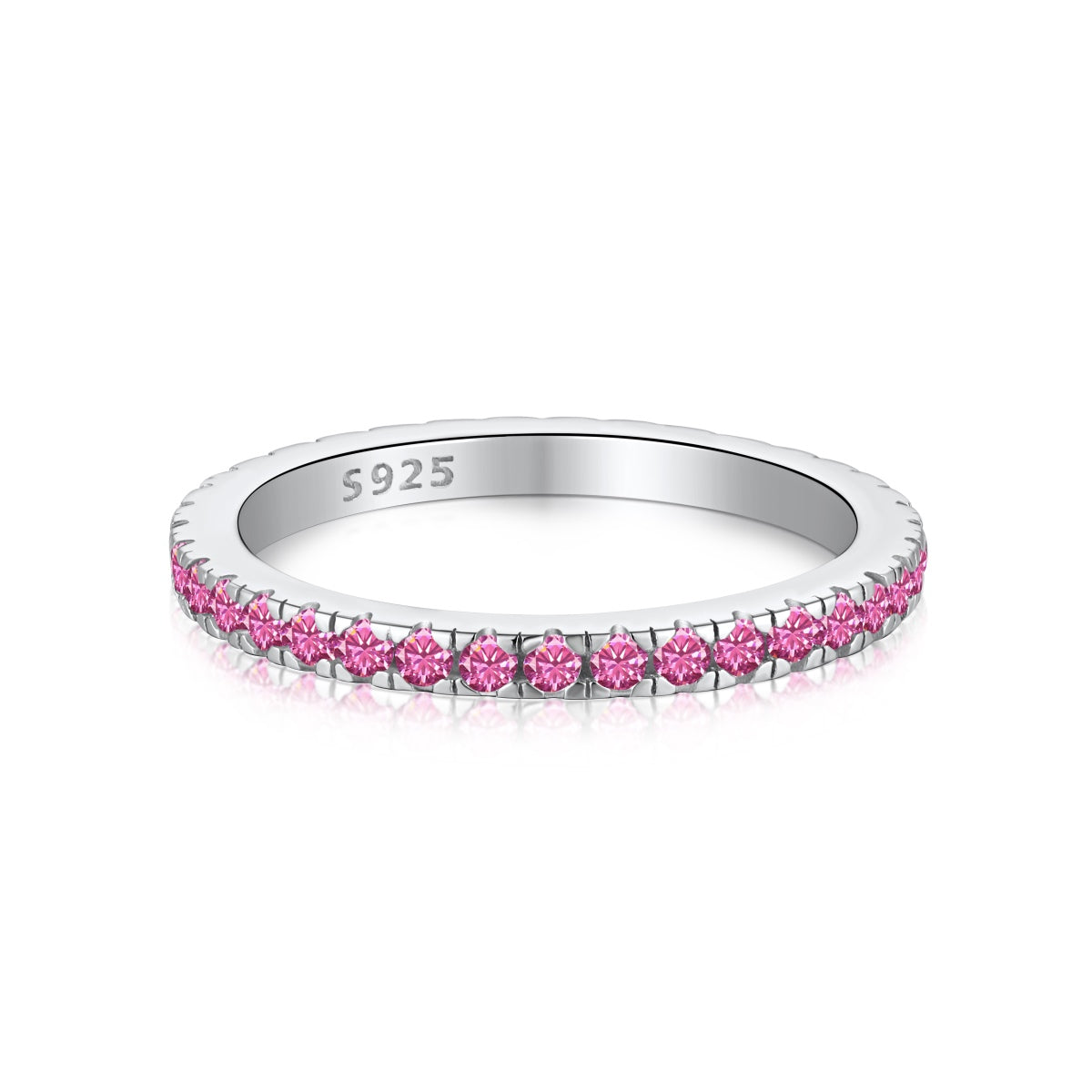 [Kismet Jewels ]Delicate Sparkling Round Cut Daily Ring