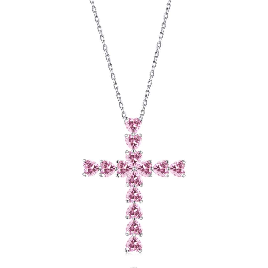 [Kismet Jewels ]Radiant Cross Shape Necklace