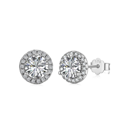 [Kismet Jewels ]Classic Princess Round Shape Earrings
