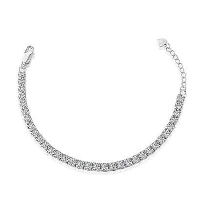 [Kismet Jewels ]Sparkling Radiant Princess Cut Tennis Bracelet