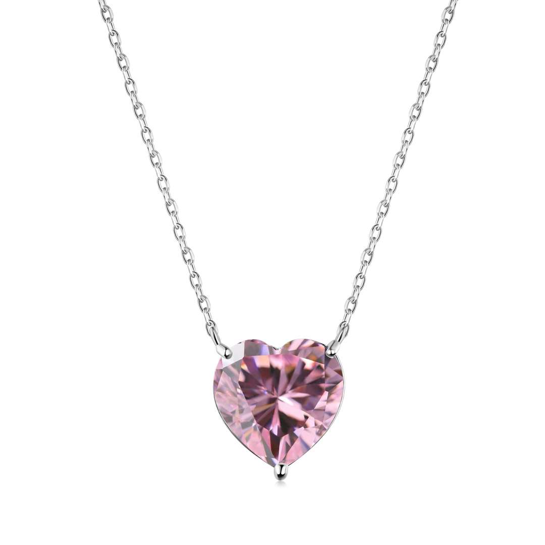 [Kismet Jewels ]6.0 carat Radiant Heart Shape Necklace