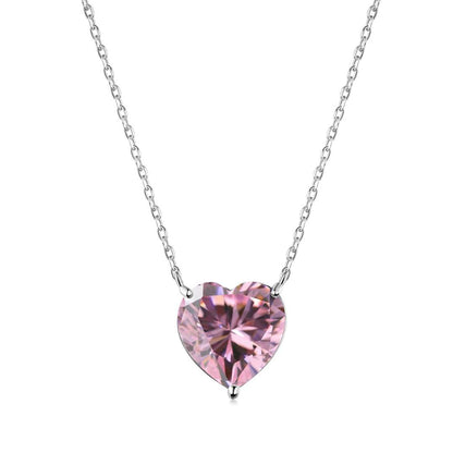 [Kismet Jewels ]6.0 carat Radiant Heart Shape Necklace