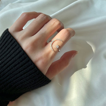[Kismet Jewels ]Eternity Moon & Star Ring