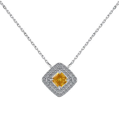 [Kismet Jewels ]Sparkling Asscher Cut Necklace