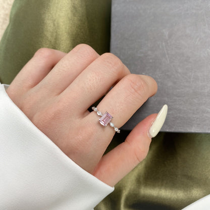[Kismet Jewels ]1.0 Carat Dainty Resplendent Radiant Cut Daily Ring