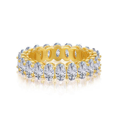 [Kismet Jewels ]Ornate Oval Cut Tennis Ring
