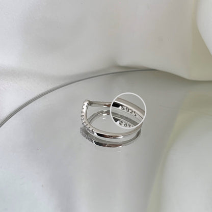 [Kismet Jewels ]Elaborate Tennis Band Ring