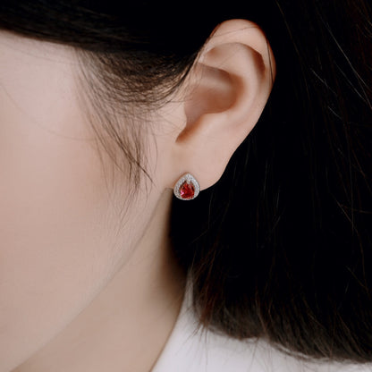 [Kismet Jewels ]Luxurious Water Drop Shape Earrings