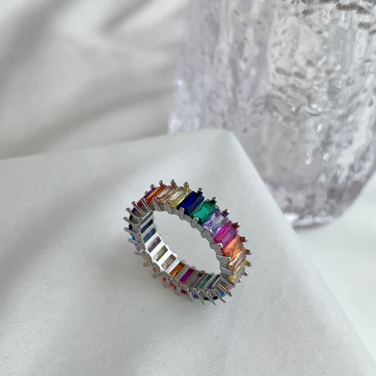 [Kismet Jewels ]Unique Colorful Radiant Cut RIng