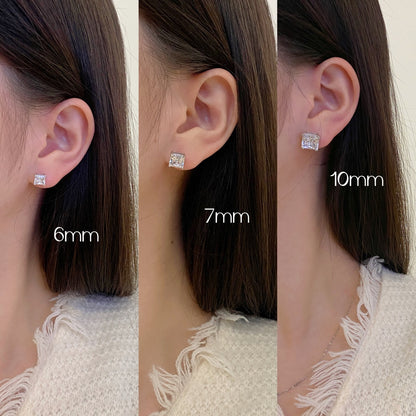 [Kismet Jewels ]Delicate Square Shape Earrings