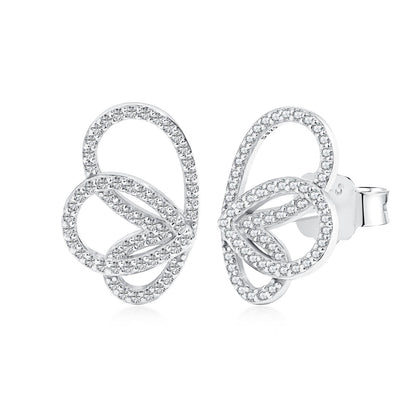 [Kismet Jewels ]Exquisite Butterfly Shape Earrings