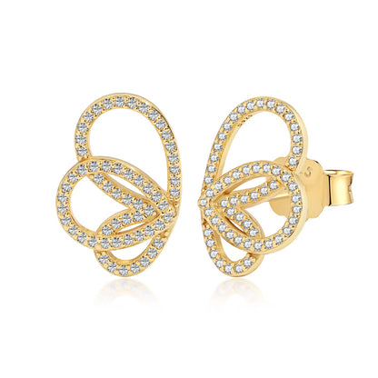 [Kismet Jewels ]Exquisite Butterfly Shape Earrings