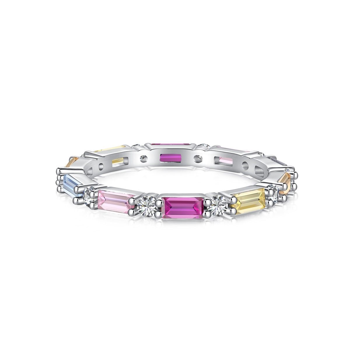 [Kismet Jewels ]Lively In Shades Elegant Radiant Cut Daily Ring