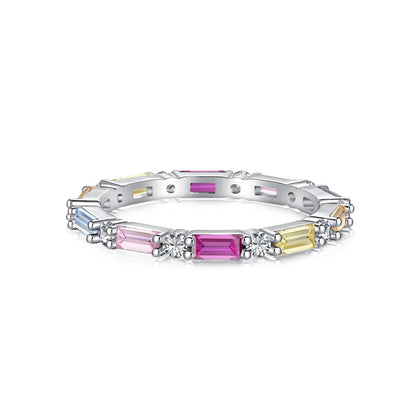 [Kismet Jewels ]Lively In Shades Elegant Radiant Cut Daily Ring
