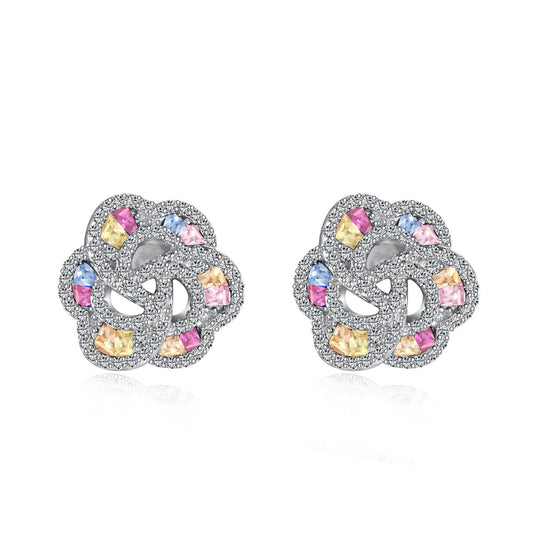 [Kismet Jewels ]Exquisite Flower Shape Daily Earrings