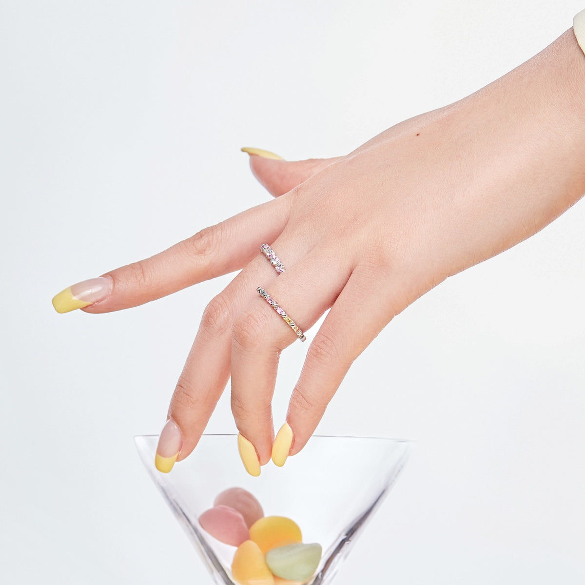 [Kismet Jewels ]Charming Colorful Round Cut Daily Ring