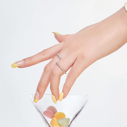 [Kismet Jewels ]Charming Colorful Round Cut Daily Ring