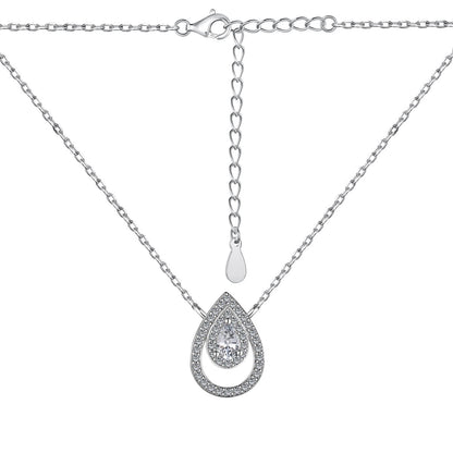 [Kismet Jewels ]Sparkling Pear Cut Necklace