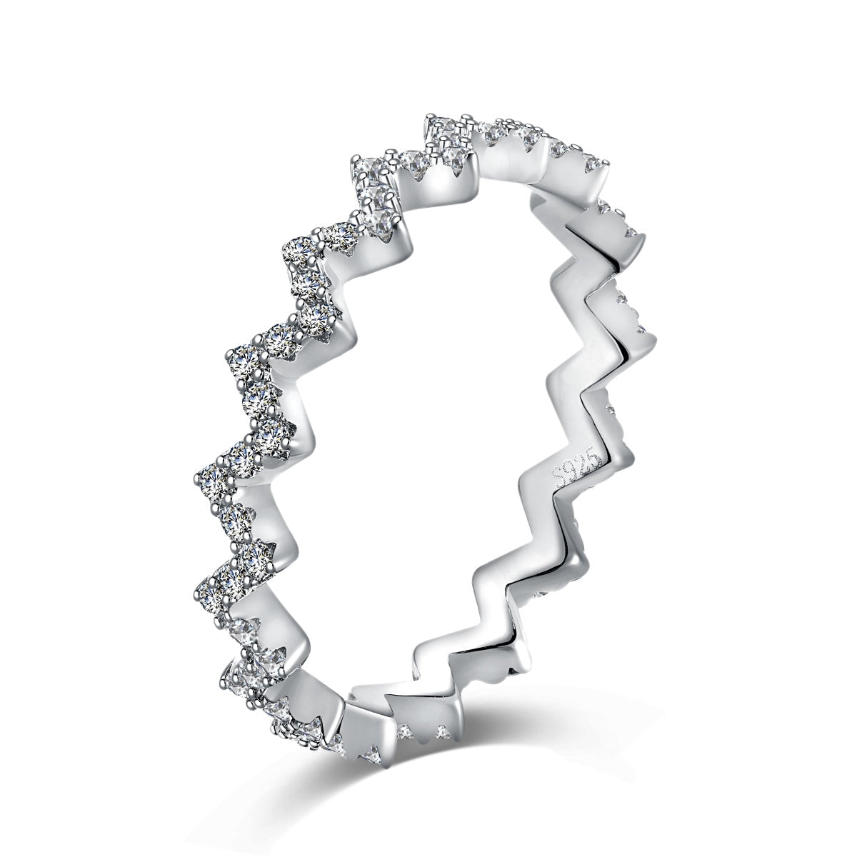 [Kismet Jewels ]Delicate Enchanting Wave Shape Daily Ring