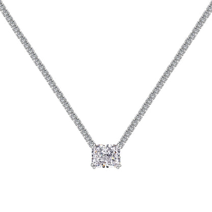 [Kismet Jewels ]4.0 Carat Elegant Radiant Cut Necklace