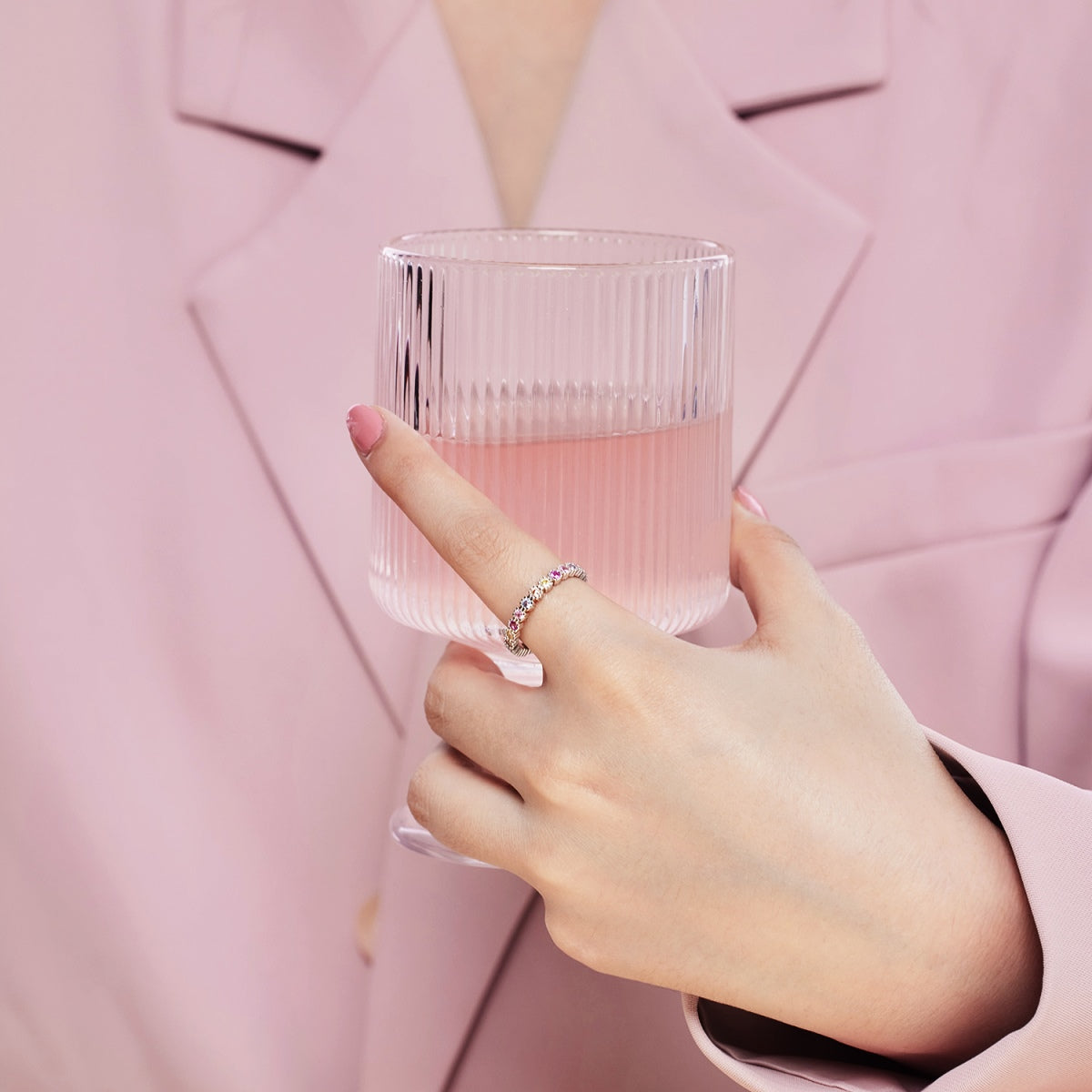 [Kismet Jewels ]Exquisite Colorful Round Cut Party Ring