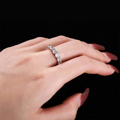 [Kismet Jewels ]Eternity Round Cut Tennis Ring