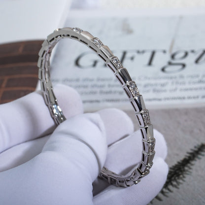 [Kismet Jewels ]SERPENTI BRACELET SILVER DIAMOND