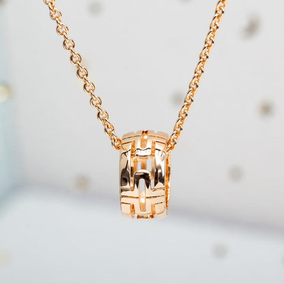 [Kismet Jewels ]PARENTESI NECKLACE PINK GOLD