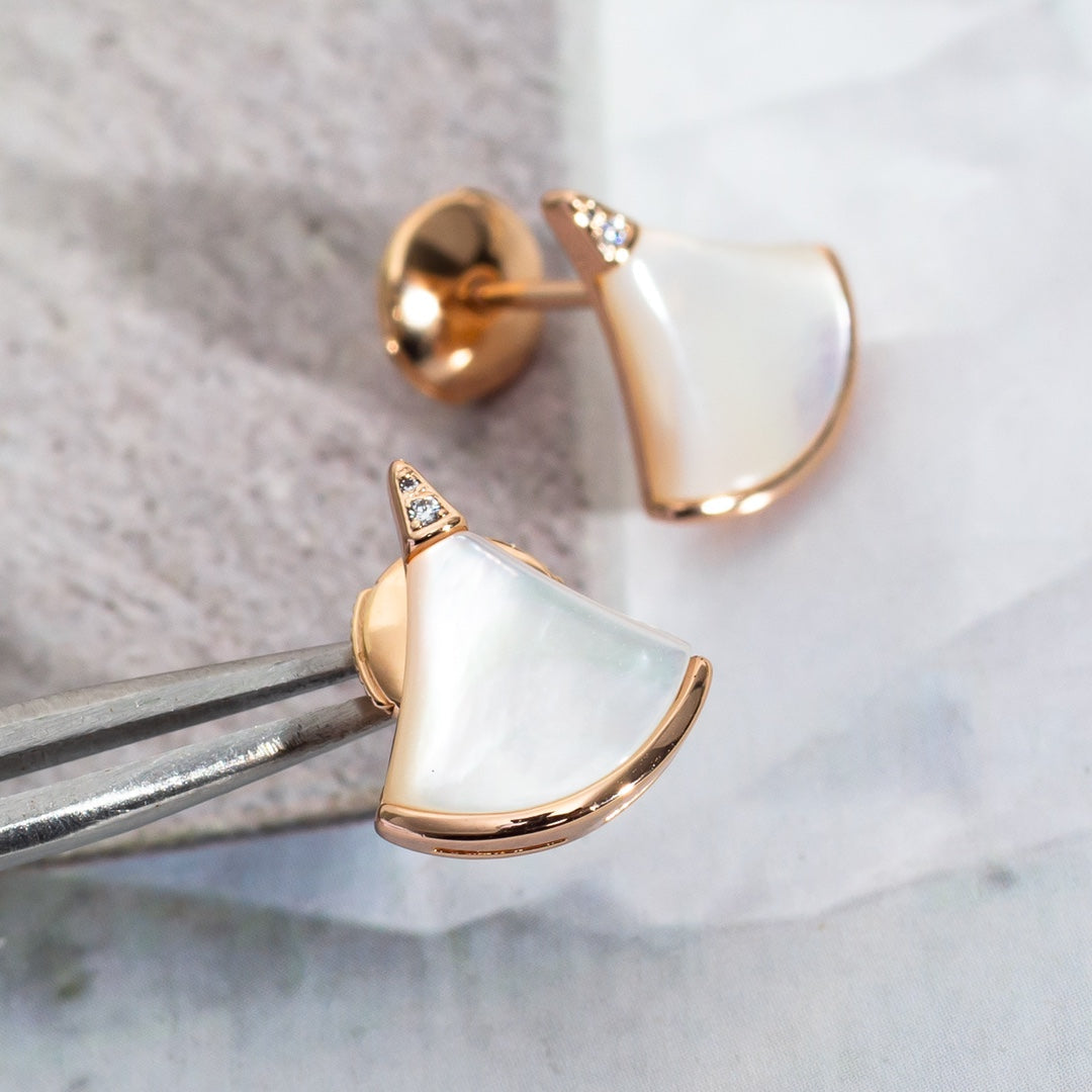 [Kismet Jewels ]DIVAS DREAM EARRINGS PINK GOLD