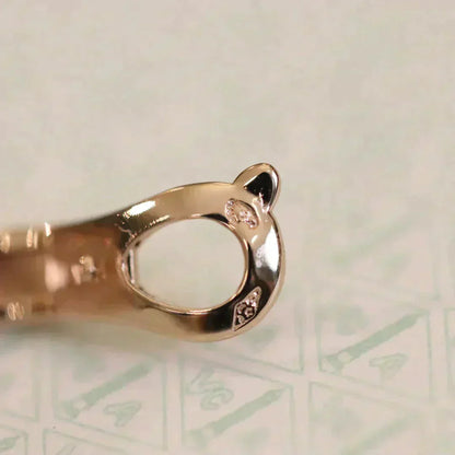 [Kismet Jewels ]CLOVER MEDIUM 1 MOTIFS FUll DIAMOND EARRINGS