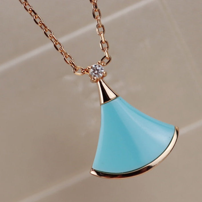 [Kismet Jewels ]DREAM NECKLACE TURQUOISE PINK GOLD