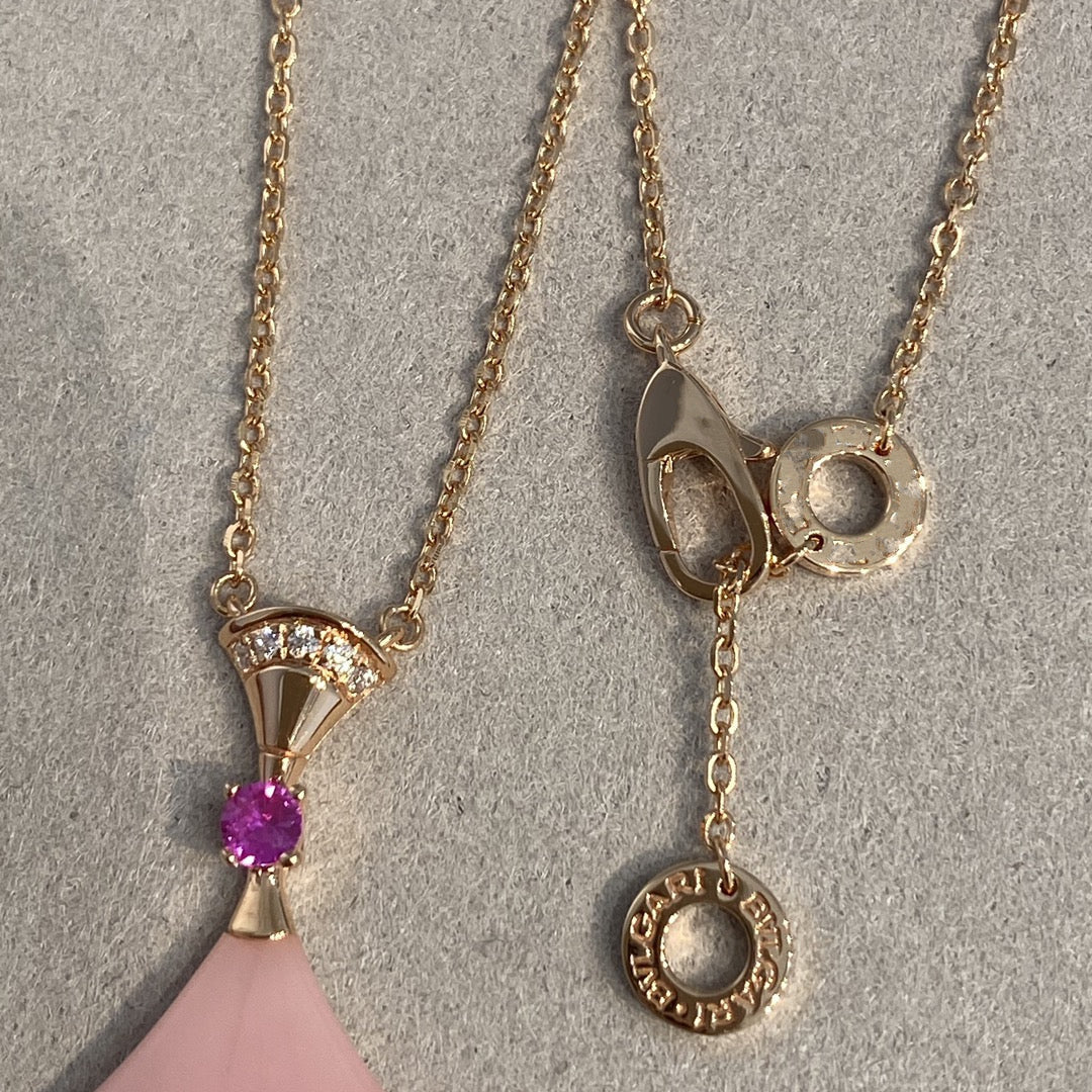 [Kismet Jewels ]DREAM NECKLACE PINK OPAL