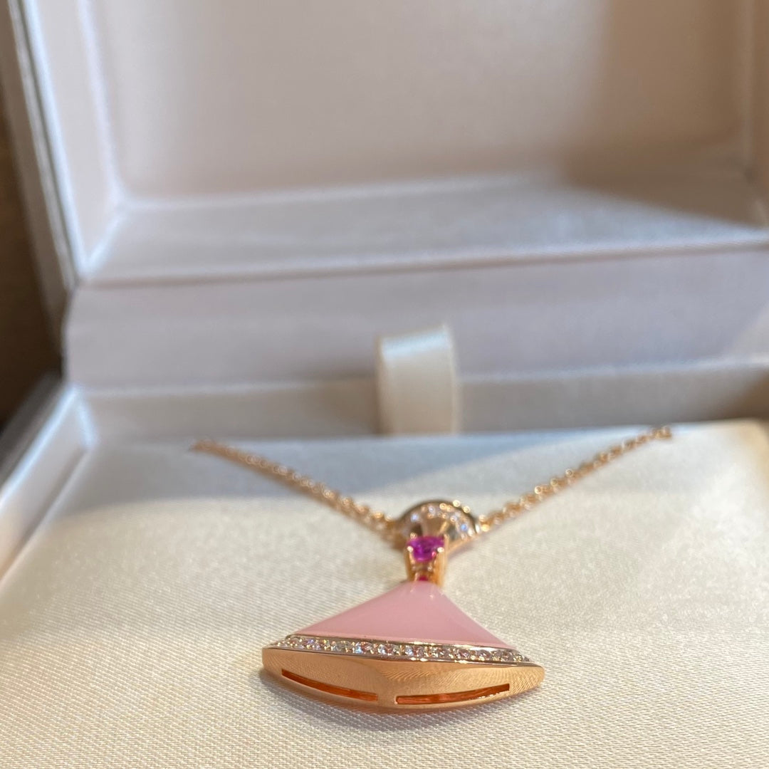 [Kismet Jewels ]DREAM NECKLACE PINK OPAL