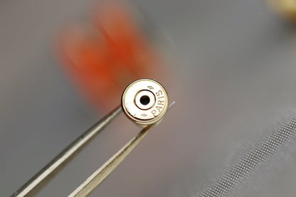 [Kismet Jewels ]MINI POP H EARRINGS ORANGE