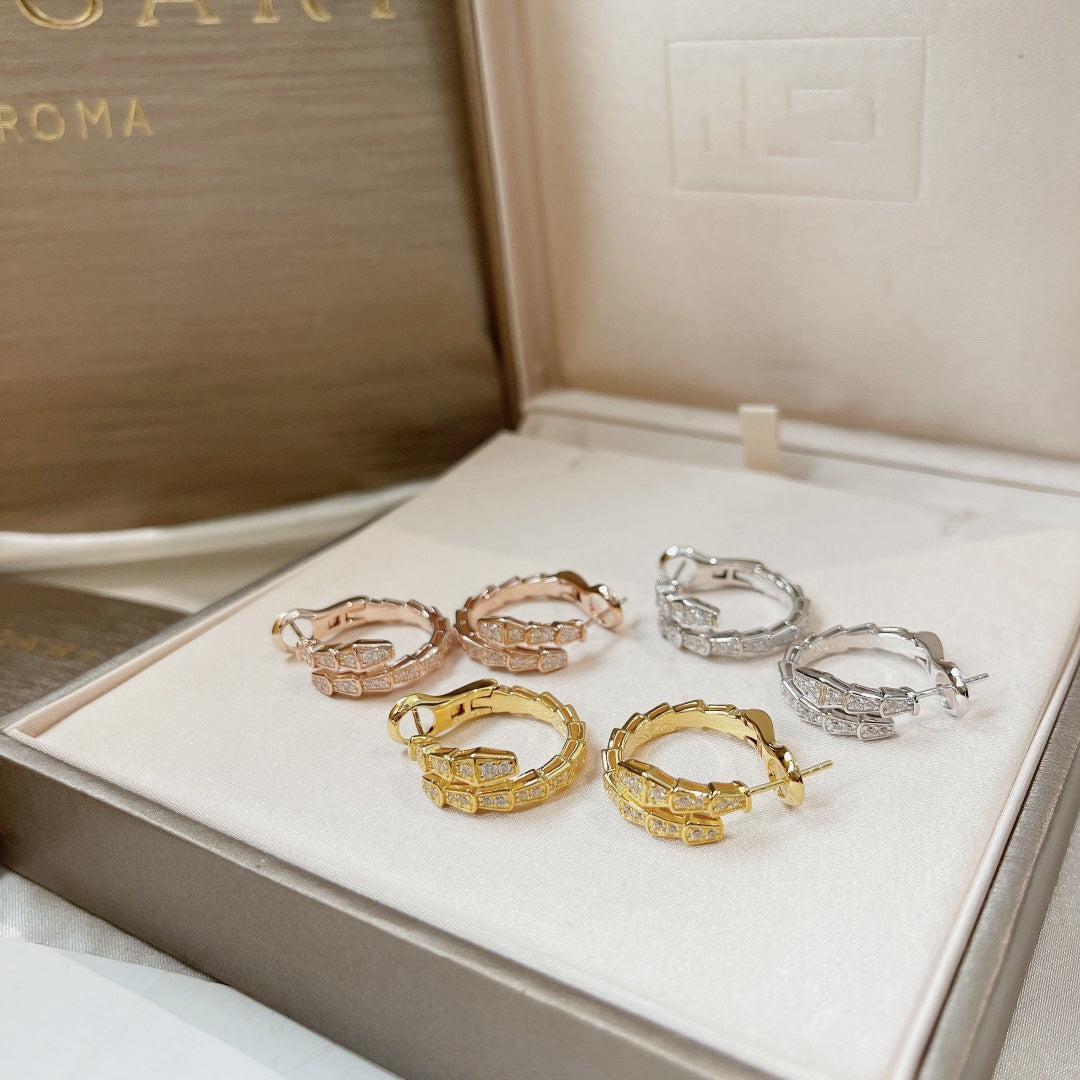 [Kismet Jewels ]SERPENTI EARRINGS DIAMOND