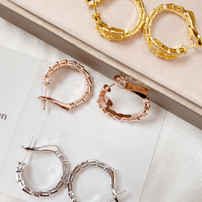 [Kismet Jewels ]SERPENTI EARRINGS DIAMOND