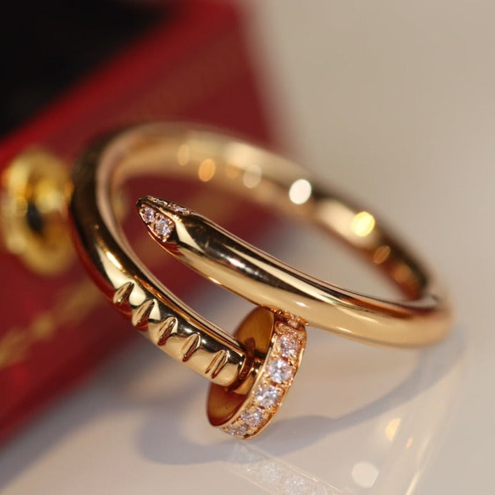 [Kismet Jewels ]JUSTE RING 2.65MM GOLD DIAMOND