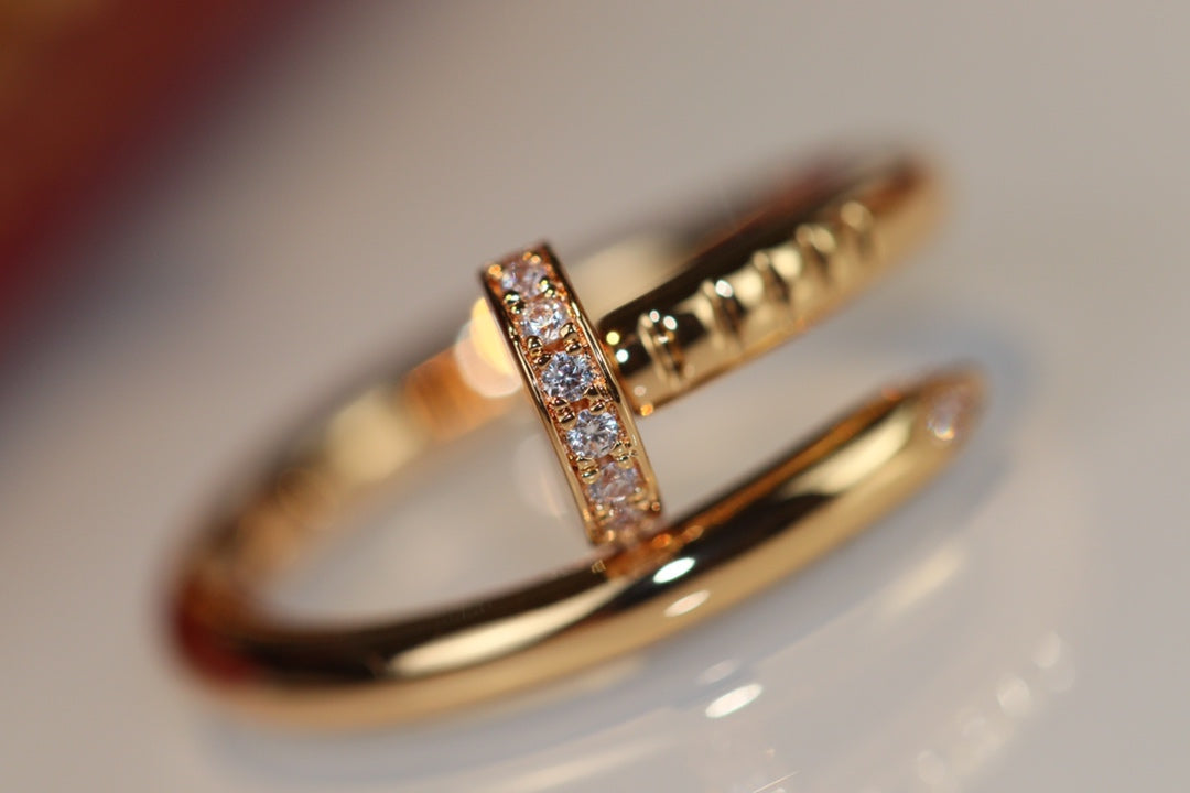 [Kismet Jewels ]JUSTE RING 2.65MM GOLD DIAMOND