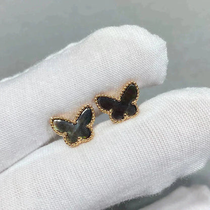 [Kismet Jewels ]BUTTERFLY DARK MOP  EARRINGS