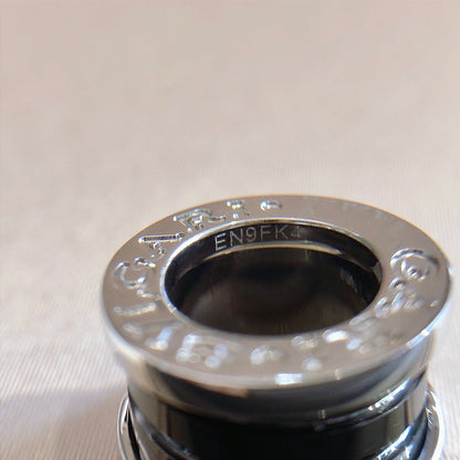 [Kismet Jewels ]ZERO 1 BLACK CERAMIC SILVER NECKLACE