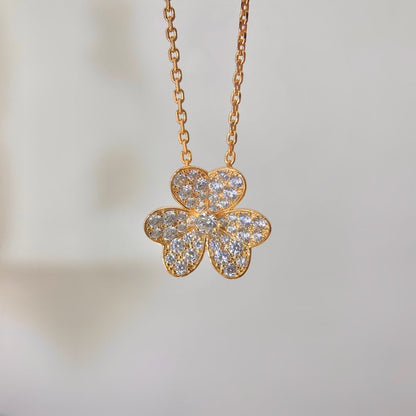 [Kismet Jewels ]FLOWER DIAMOND NECKLACE