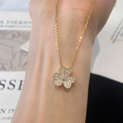 [Kismet Jewels ]FLOWER DIAMOND NECKLACE