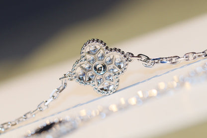 [Kismet Jewels ]CLOVER 20 MOTIFS ONYX DIAMOND SILVER