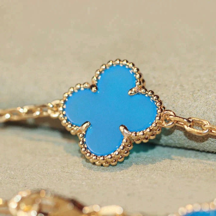 [Kismet Jewels ]CLOVER 20 MOTIFS TURQUOISE GOLD