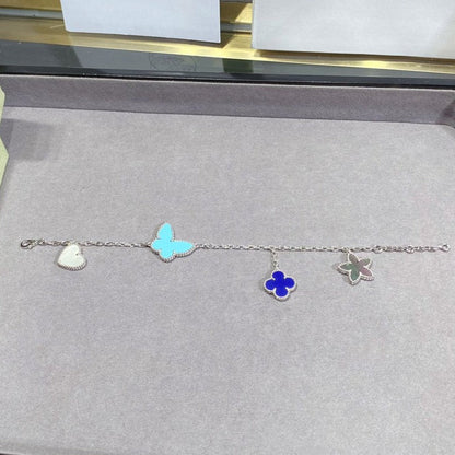 [Kismet Jewels ]LUCKY SPRING SILVER BRACELET 4 MOTIF