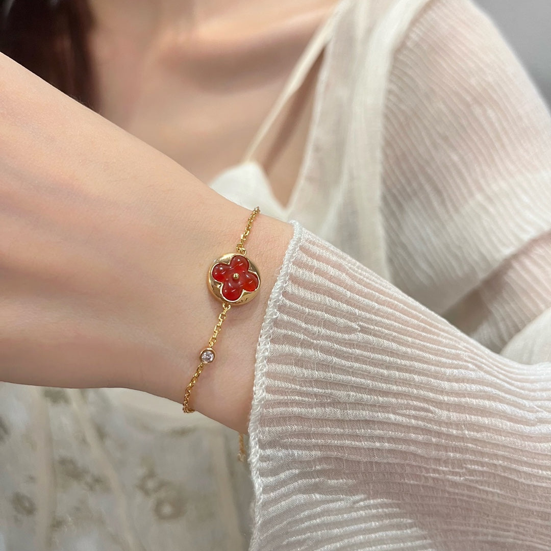 [Kismet Jewels ]SUN PEDANT CARNELIAN BRACELET
