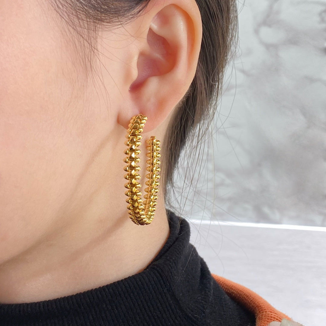 [Kismet Jewels ]CLASH HOOP EARRINGS